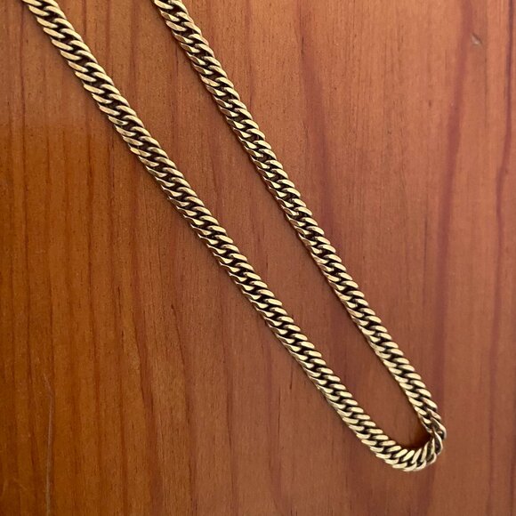 Mejuri Gold Double Curb Chain Necklace - Picture 2 of 7